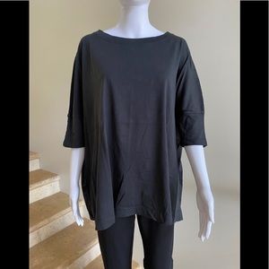 NWOT LULULEMON All Yours Boyfriend Box Tee Shirt Medium, Black